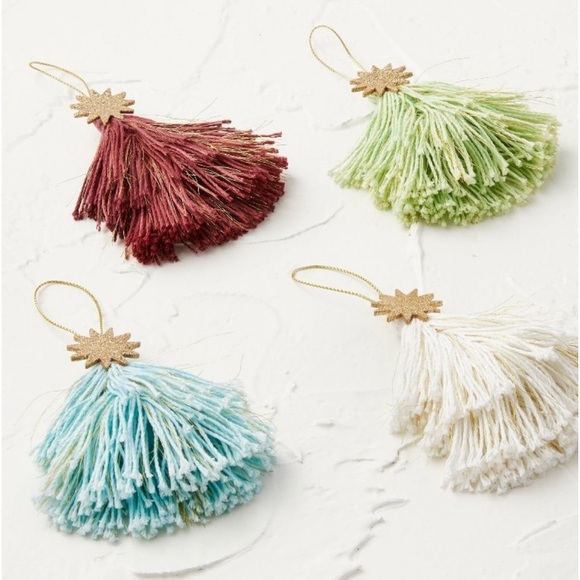 NWT tassel star filler ornaments opalhouse 8 pieces 4 boxes available Christmas - Picture 1 of 5
